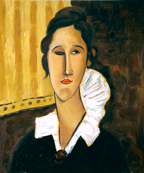 Portrait of Anna Zborovska by Amedeo Modigliani